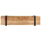 Meuble TV Design Industriel en Manguier et Métal - 160 cm-Mon Meuble TV-90 cm-Bois d'acacia massif-3