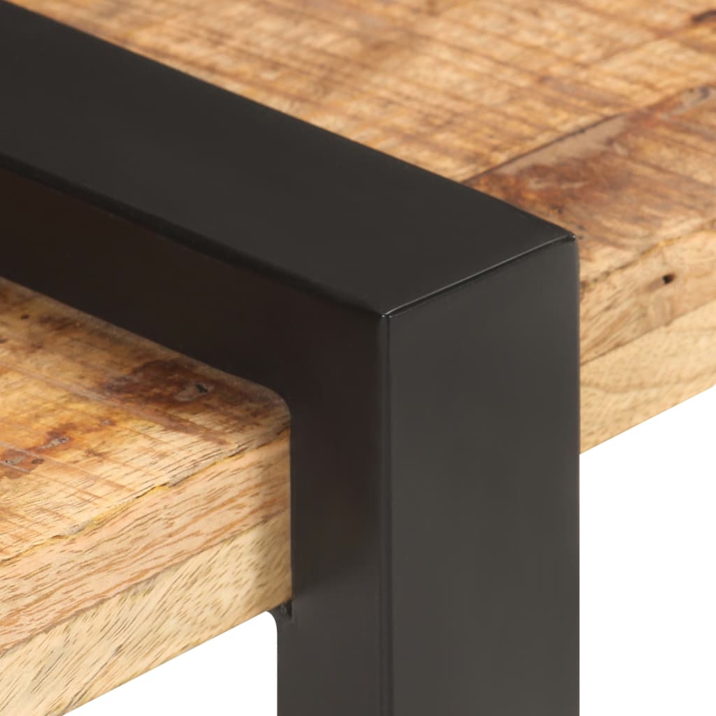 Meuble TV Design Industriel en Manguier et Métal - 160 cm-Mon Meuble TV-90 cm-Bois d'acacia massif-4