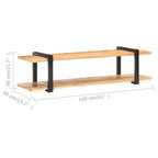 Meuble TV Design Industriel en Manguier et Métal - 160 cm-Mon Meuble TV-90 cm-Bois d'acacia massif-6
