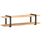 Meuble TV Design Industriel en Manguier et Métal - 160 cm-Mon Meuble TV-90 cm-Bois d'acacia massif-8