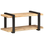 Meuble TV Design Industriel en Manguier et Métal - 160 cm-Mon Meuble TV-90 cm-Bois de manguier brut-16