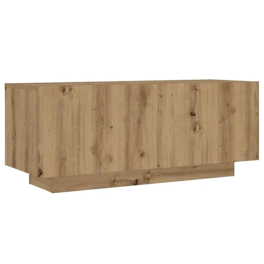 Meuble TV Design LED Effet Chêne - 200 cm-Mon Meuble TV-Chêne artisanal-8