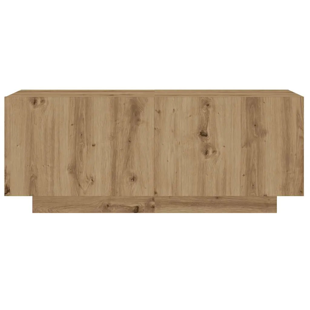 Meuble TV Design LED Effet Chêne - 200 cm-Mon Meuble TV-Chêne artisanal-9