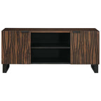 Meuble TV Design Marron Finition Noyer - 105 cm-Mon Meuble TV-Noyer-3