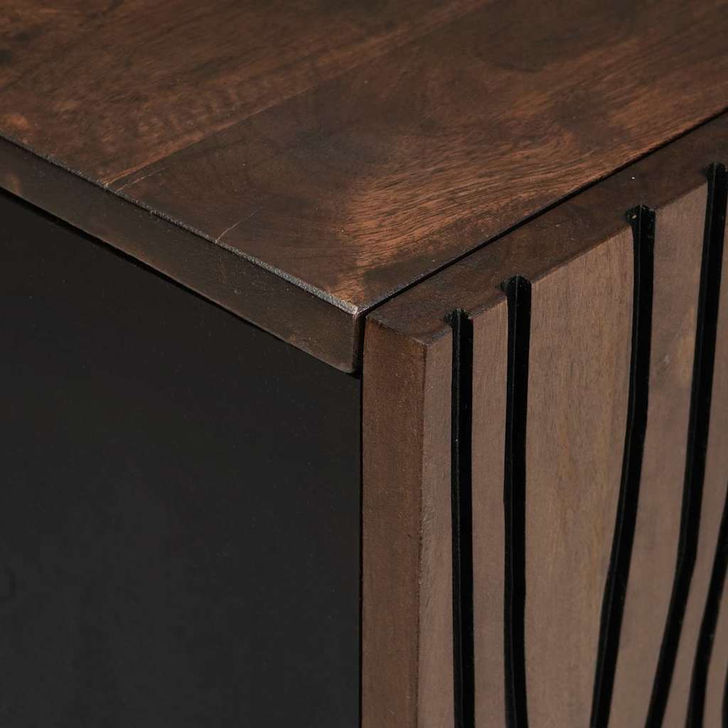 Meuble TV Design Marron Finition Noyer - 105 cm-Mon Meuble TV-Noyer-7