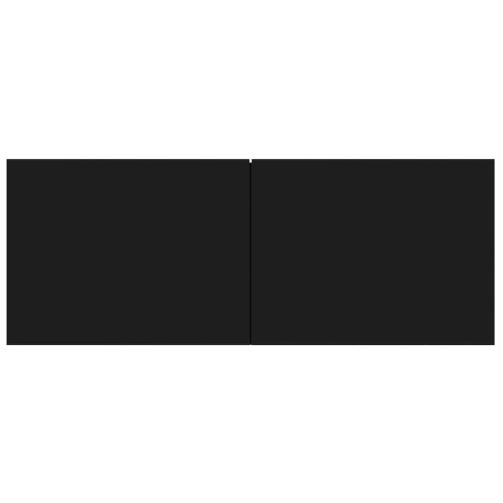 Meuble TV Design Noir et Bois - 6 Pièces-Mon Meuble TV-Gris béton-80 cm-6-6