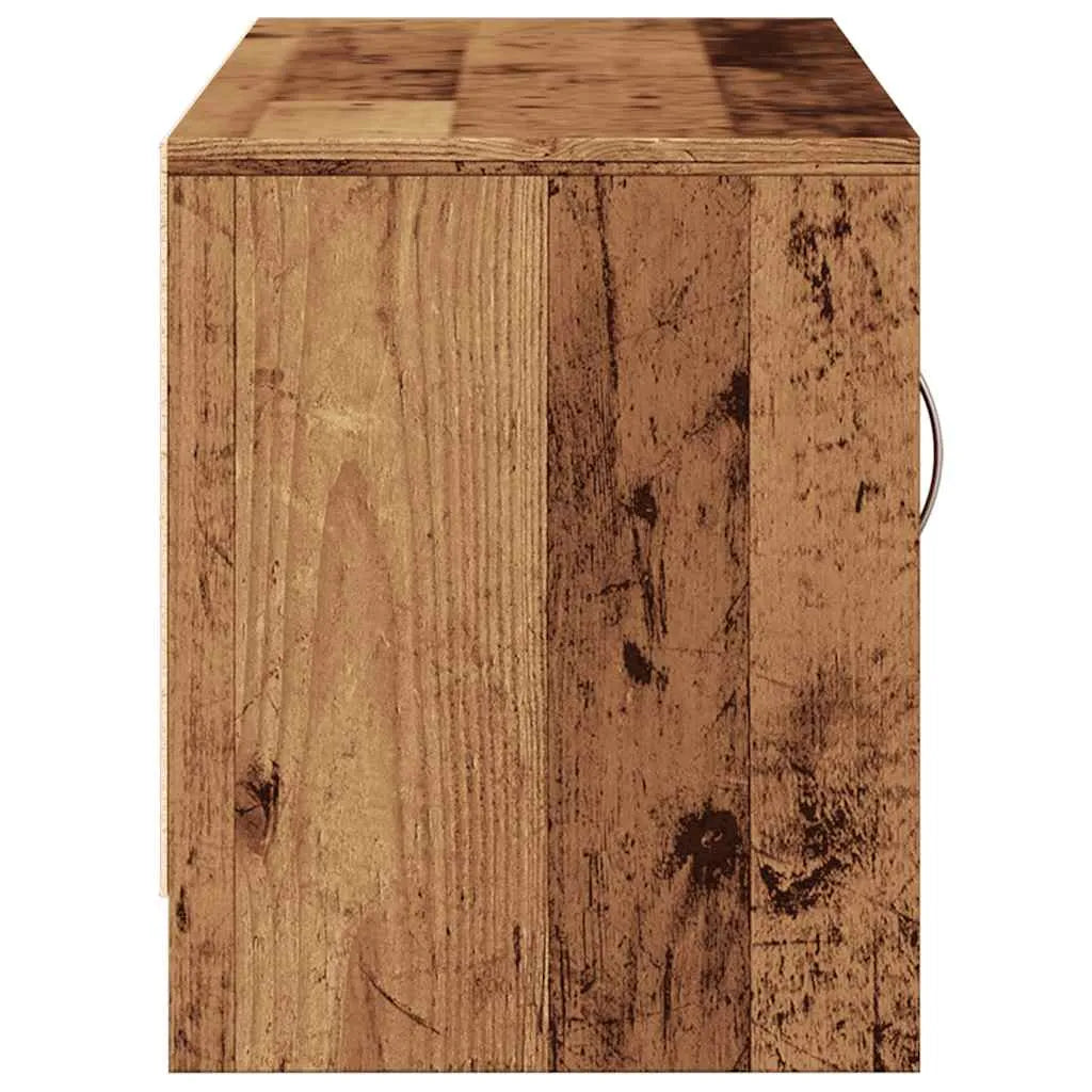 Meuble TV Design Scandinave Couleur Vieux Bois - 102 cm-Mon Meuble TV-Vieux bois-5