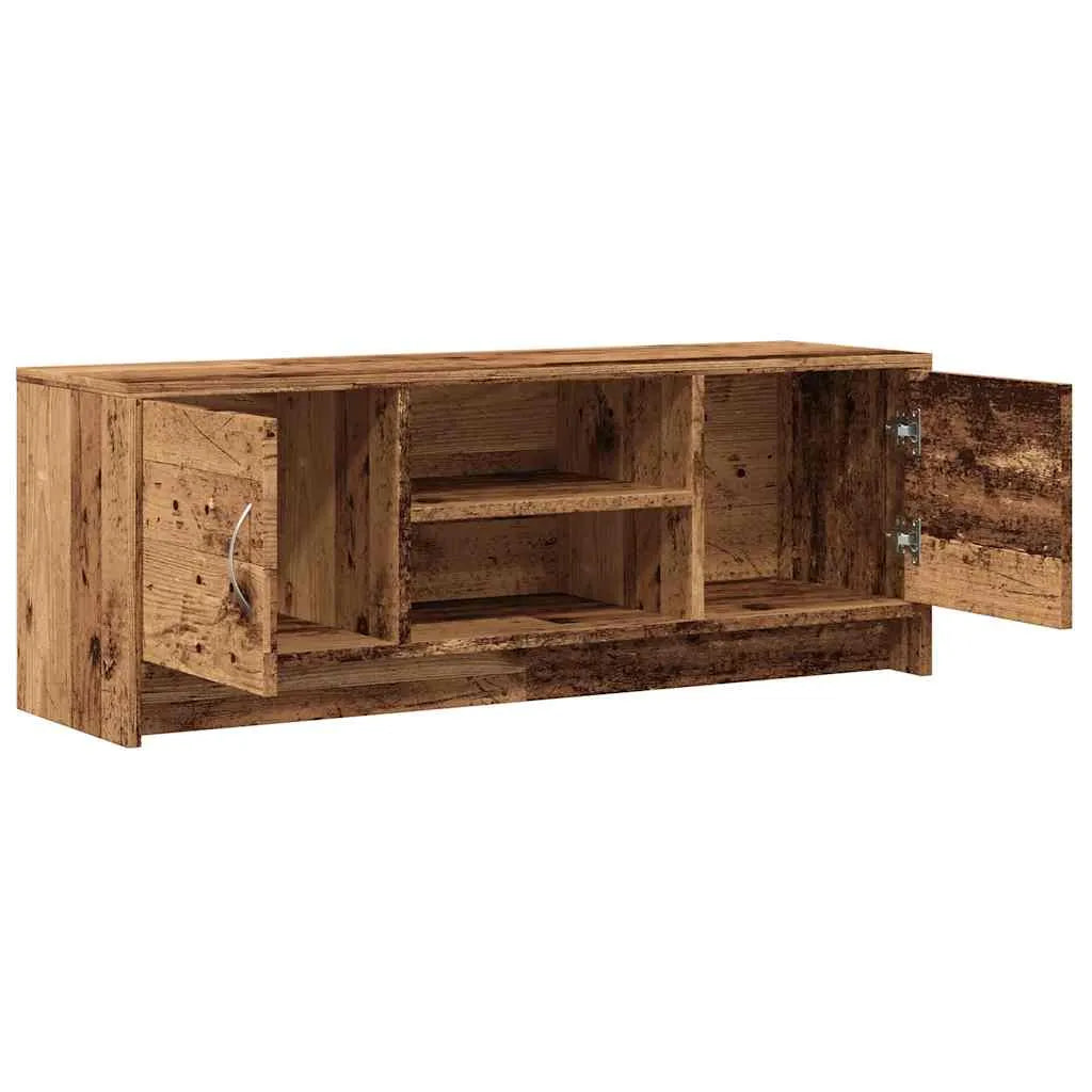 Meuble TV Design Scandinave Couleur Vieux Bois - 102 cm-Mon Meuble TV-Vieux bois-7