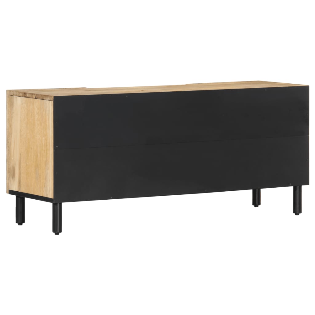 Meuble TV Design sur Pied en Manguier Massif - 105 cm-Mon Meuble TV-7