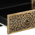 Meuble TV Design sur Pied en Manguier Massif - 105 cm-Mon Meuble TV-9