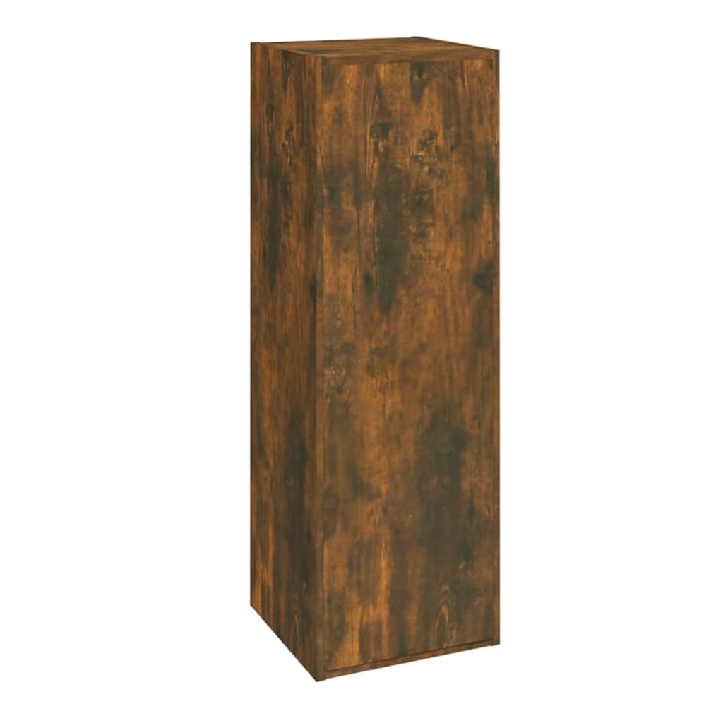Meuble TV Design Suspendu Effet Chêne Fumé - 6 Pièces-Mon Meuble TV-Chêne fumé-90 cm-6-6