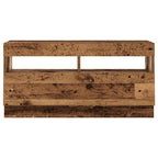 Meuble TV Eclairage LED Couleur Vieux Bois - 260 cm-Mon Meuble TV-Vieux bois-7