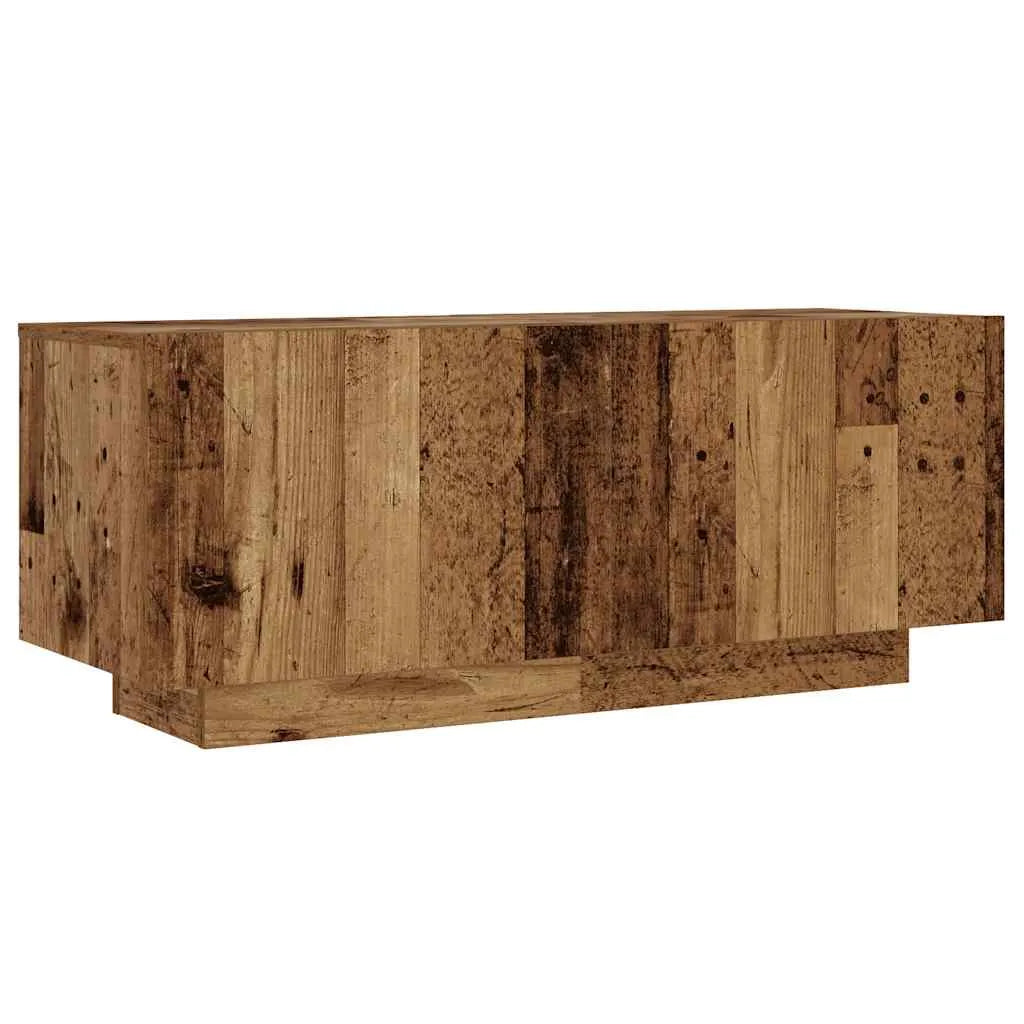 Meuble TV Eclairage LED Couleur Vieux Bois - 260 cm-Mon Meuble TV-Vieux bois-8