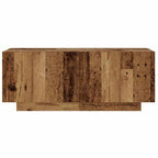 Meuble TV Eclairage LED Couleur Vieux Bois - 260 cm-Mon Meuble TV-Vieux bois-9