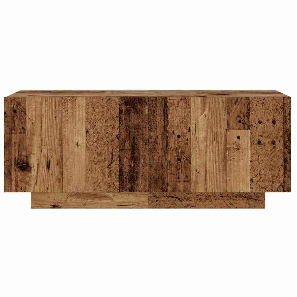 Meuble TV Eclairage LED Couleur Vieux Bois - 260 cm-Mon Meuble TV-Vieux bois-9