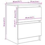 Meuble TV Effet Bois avec Tiroir - 40 cm-Mon Meuble TV-Chêne marron-80 cm-12