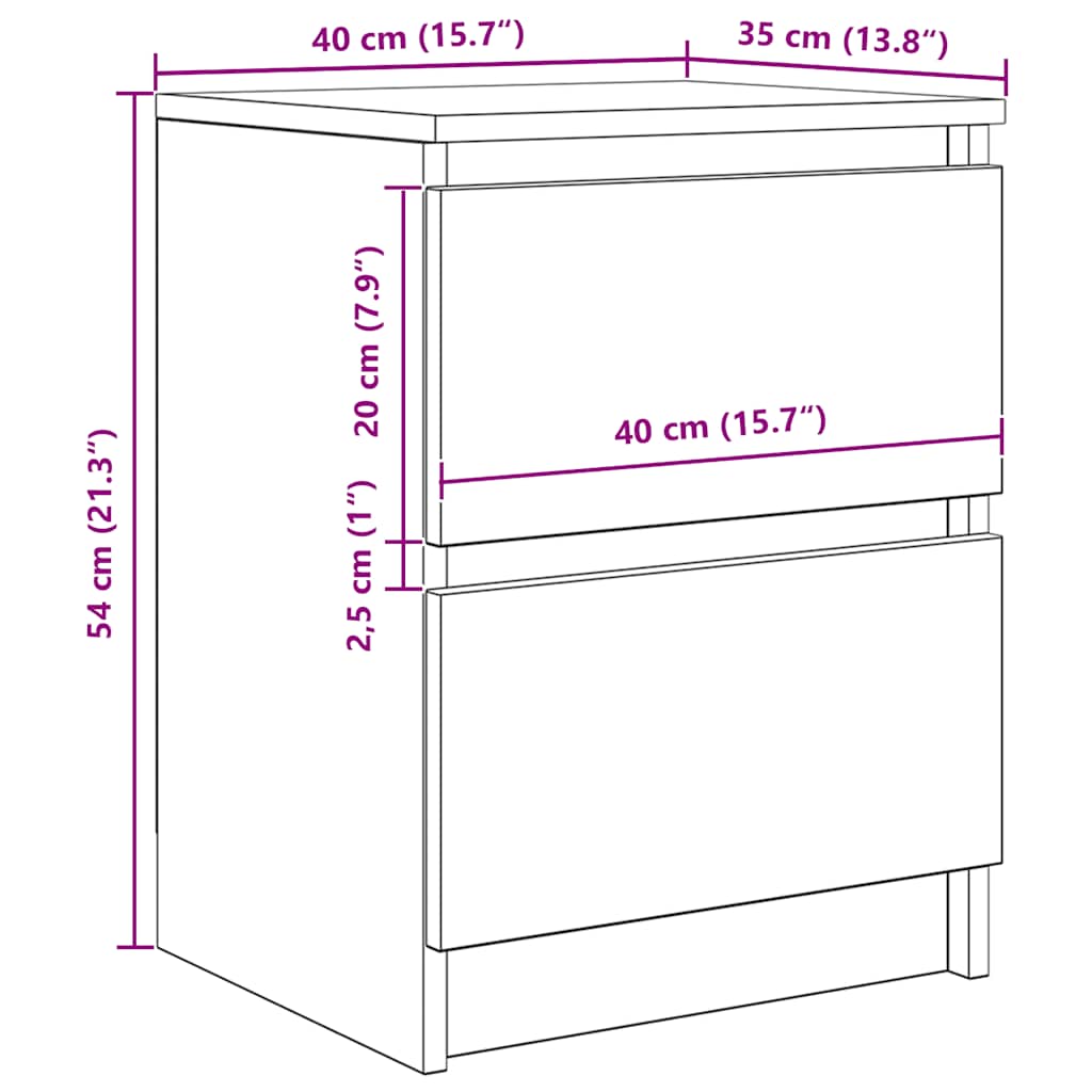 Meuble TV Effet Bois avec Tiroir - 40 cm-Mon Meuble TV-Chêne marron-80 cm-12