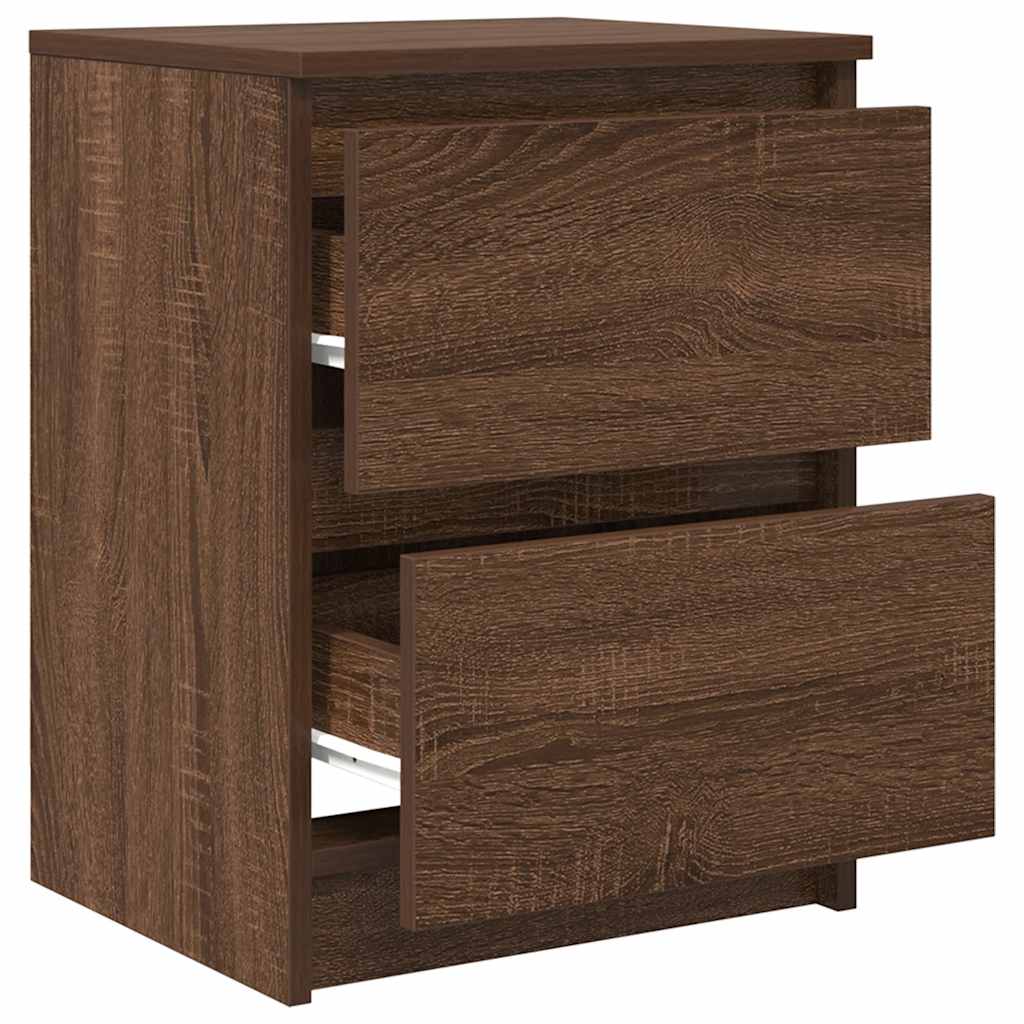Meuble TV Effet Bois avec Tiroir - 40 cm-Mon Meuble TV-Chêne marron-80 cm-5