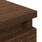 Meuble TV Effet Bois avec Tiroir - 40 cm-Mon Meuble TV-Chêne marron-80 cm-9
