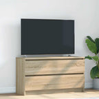 Meuble TV Effet Bois avec Tiroir - 40 cm-Mon Meuble TV-Chêne sonoma-100 cm-25