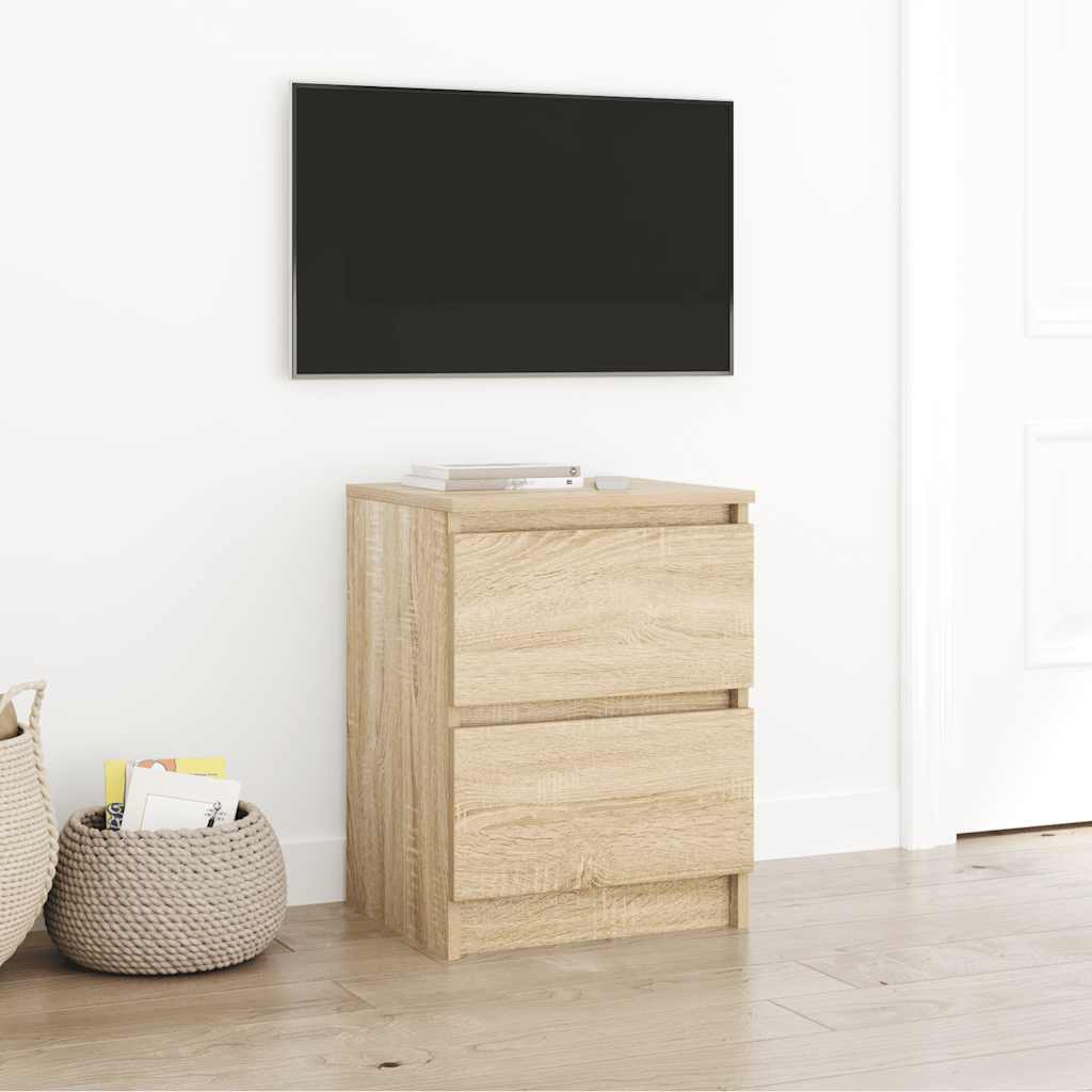 Meuble TV Effet Bois avec Tiroir - 40 cm-Mon Meuble TV-Chêne sonoma-40 cm-38