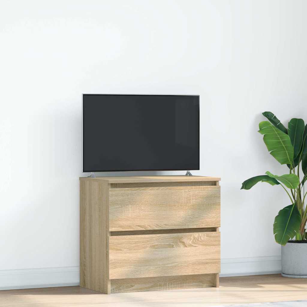 Meuble TV Effet Bois avec Tiroir - 40 cm-Mon Meuble TV-Chêne sonoma-60 cm-39