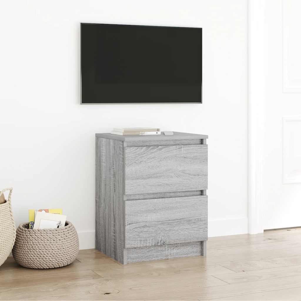 Meuble TV Effet Bois avec Tiroir - 40 cm-Mon Meuble TV-Sonoma gris-40 cm-34
