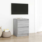 Meuble TV Effet Bois avec Tiroir - 40 cm-Mon Meuble TV-Sonoma gris-40 cm-34