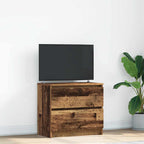 Meuble TV Effet Bois avec Tiroir - 40 cm-Mon Meuble TV-Vieux bois-60 cm-43
