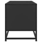 Meuble TV Effet Bois Gris et Noir - 80 cm-Mon Meuble TV-Noir-5