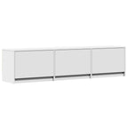 Meuble TV Effet Bois Gris Sonoma - 140 cm-Mon Meuble TV-Blanc-165 cm-20