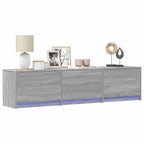 Meuble TV Effet Bois Gris Sonoma - 140 cm-Mon Meuble TV-Sonoma gris-140 cm-2