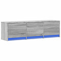 Meuble TV Effet Bois Gris Sonoma - 140 cm-Mon Meuble TV-Sonoma gris-140 cm-23