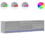 Meuble TV Effet Bois Gris Sonoma - 140 cm-Mon Meuble TV-Sonoma gris-140 cm-3