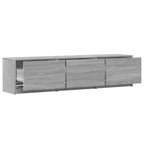 Meuble TV Effet Bois Gris Sonoma - 140 cm-Mon Meuble TV-Sonoma gris-140 cm-4