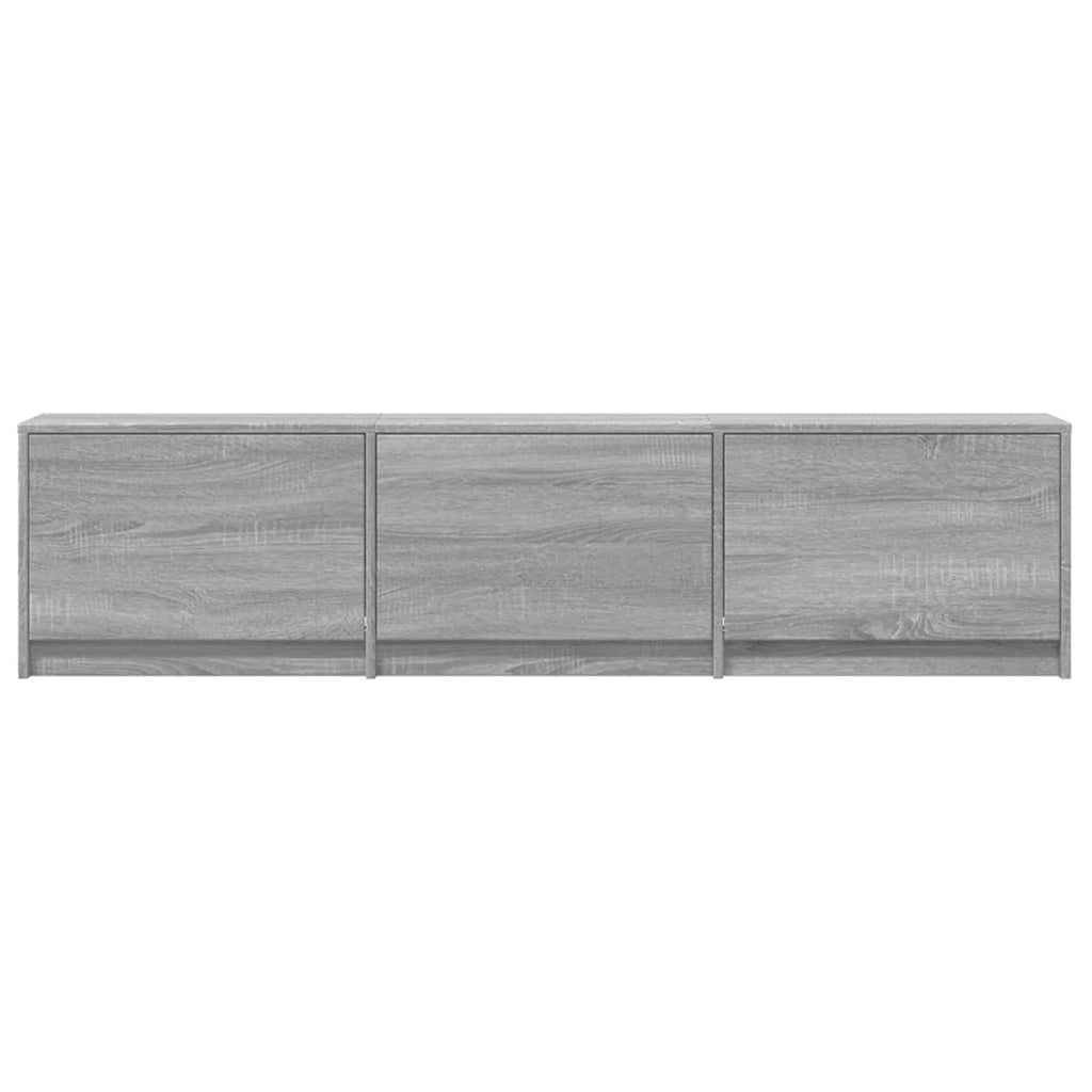Meuble TV Effet Bois Gris Sonoma - 140 cm-Mon Meuble TV-Sonoma gris-140 cm-5
