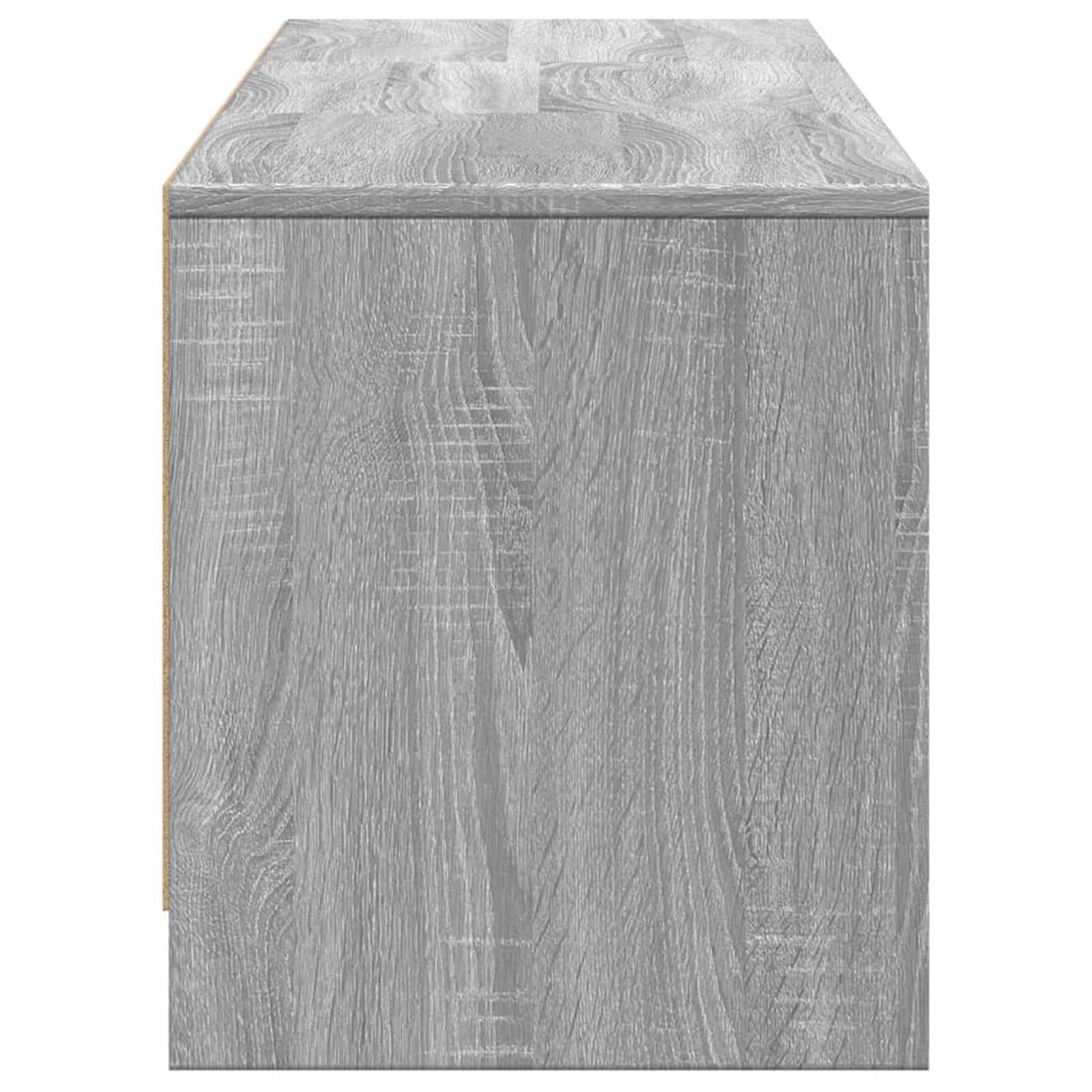 Meuble TV Effet Bois Gris Sonoma - 140 cm-Mon Meuble TV-Sonoma gris-140 cm-6