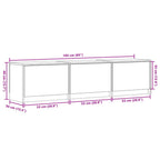 Meuble TV Effet Bois Gris Sonoma - 140 cm-Mon Meuble TV-Sonoma gris-140 cm-7