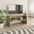 Meuble TV Effet Bois Marron - 80 cm-Mon Meuble TV-Chêne sonoma-18