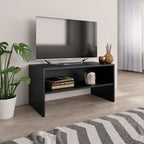 Meuble TV Effet Bois Marron - 80 cm-Mon Meuble TV-Noir-17