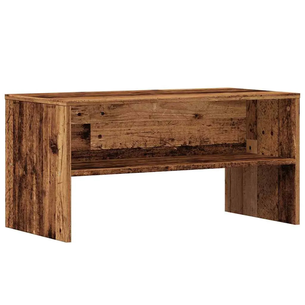 Meuble TV Effet Bois Marron - 80 cm-Mon Meuble TV-Vieux bois-1