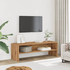 Meuble TV Effet Chêne Artisanal - 120 cm-Mon Meuble TV-Chêne artisanal-2