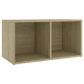 Meuble TV Effet Chêne Clair - 72 cm-Mon Meuble TV-36.5 cm-72 cm-1-2