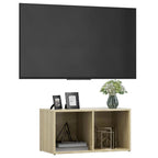 Meuble TV Effet Chêne Clair - 72 cm-Mon Meuble TV-36.5 cm-72 cm-1-3