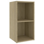 Meuble TV Effet Chêne Clair - 72 cm-Mon Meuble TV-36.5 cm-72 cm-1-7