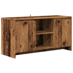 Meuble TV Effet Chêne Foncé - 102 cm-Mon Meuble TV-1