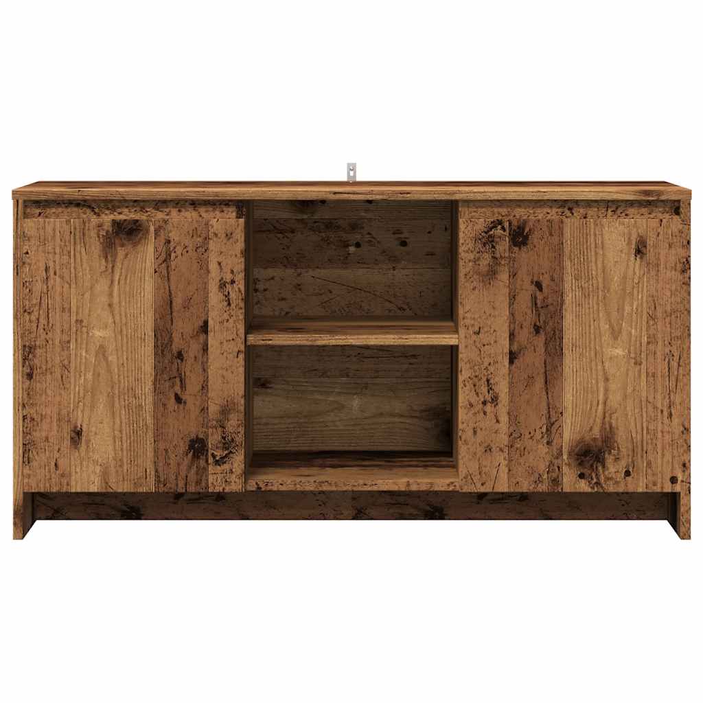 Meuble TV Effet Chêne Foncé - 102 cm-Mon Meuble TV-4