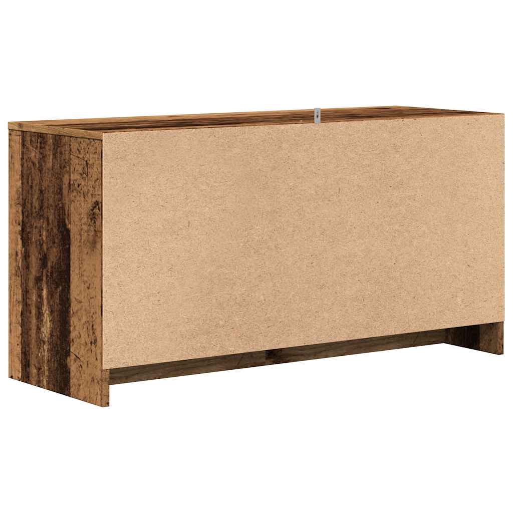 Meuble TV Effet Chêne Foncé - 102 cm-Mon Meuble TV-6
