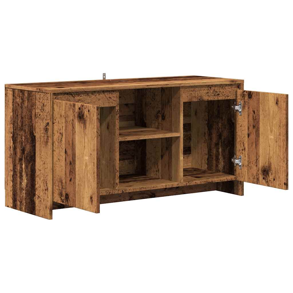 Meuble TV Effet Chêne Foncé - 102 cm-Mon Meuble TV-7