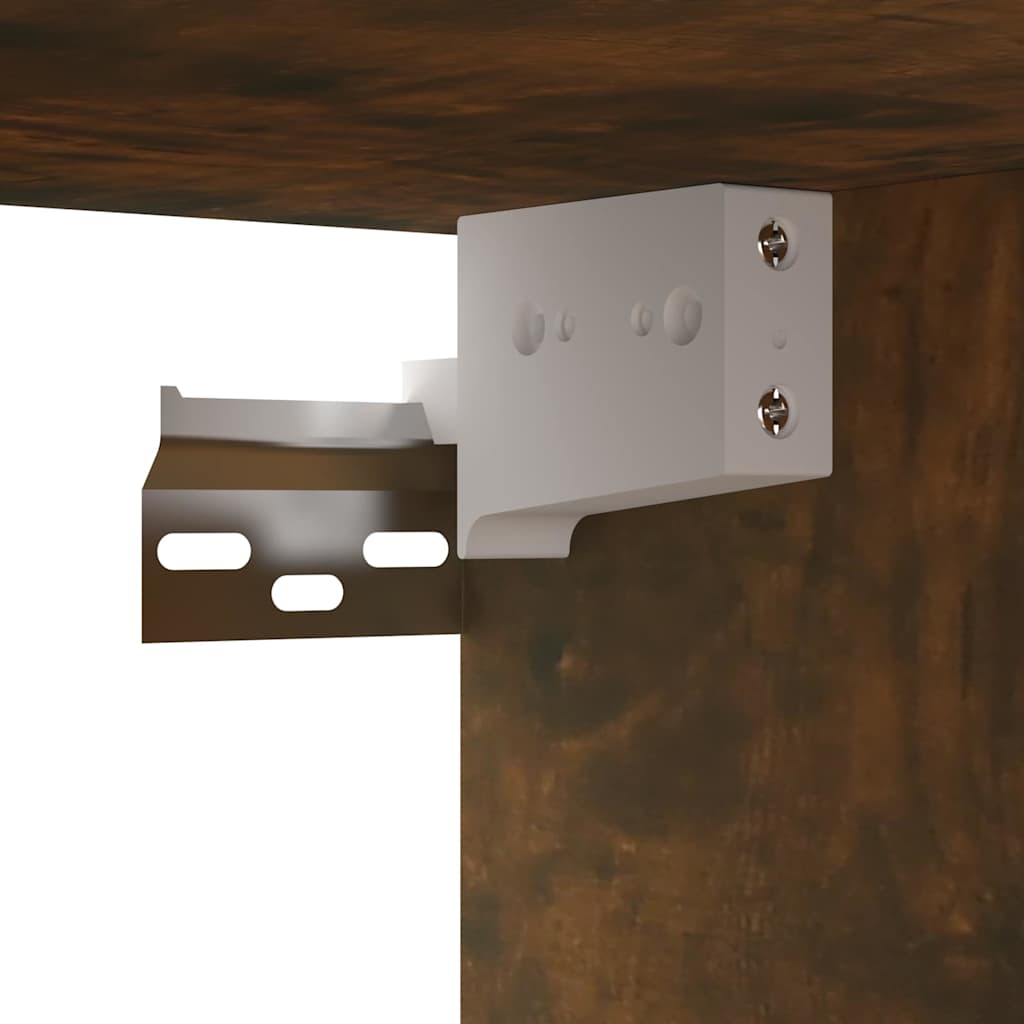 Meuble TV Effet Chêne Fumé - Lot de 2-Mon Meuble TV-2-8
